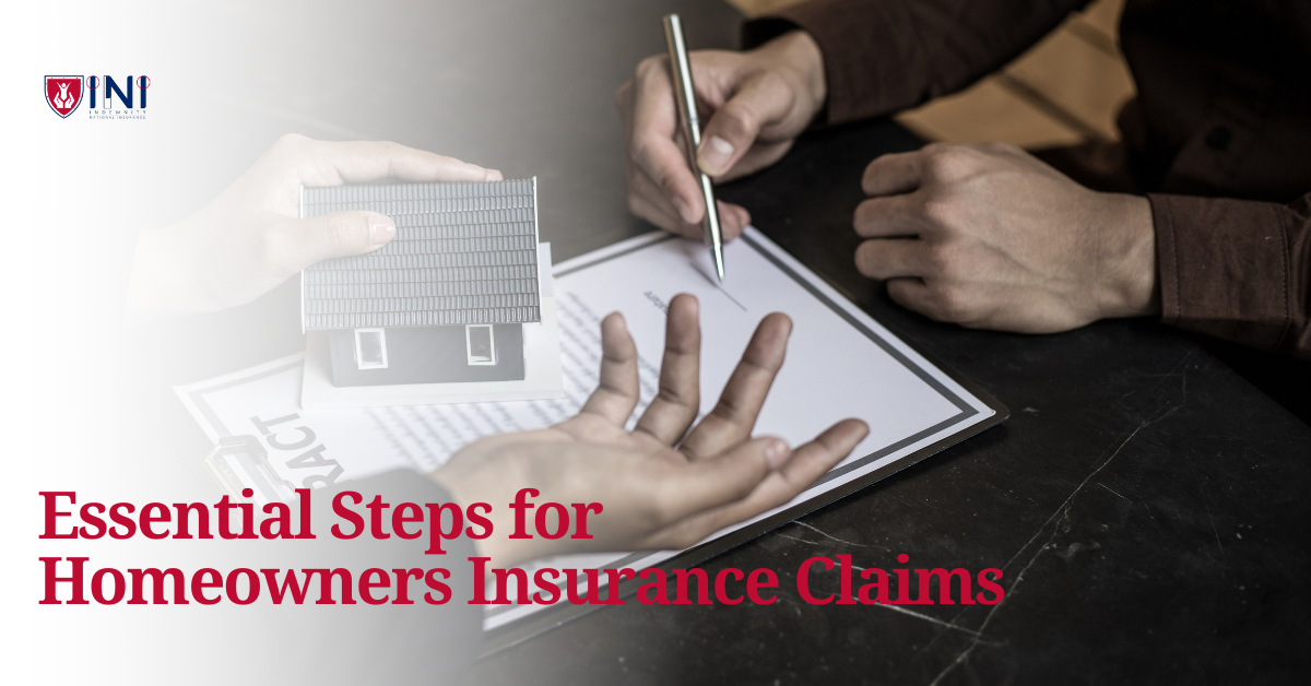 Filing home insurance claim