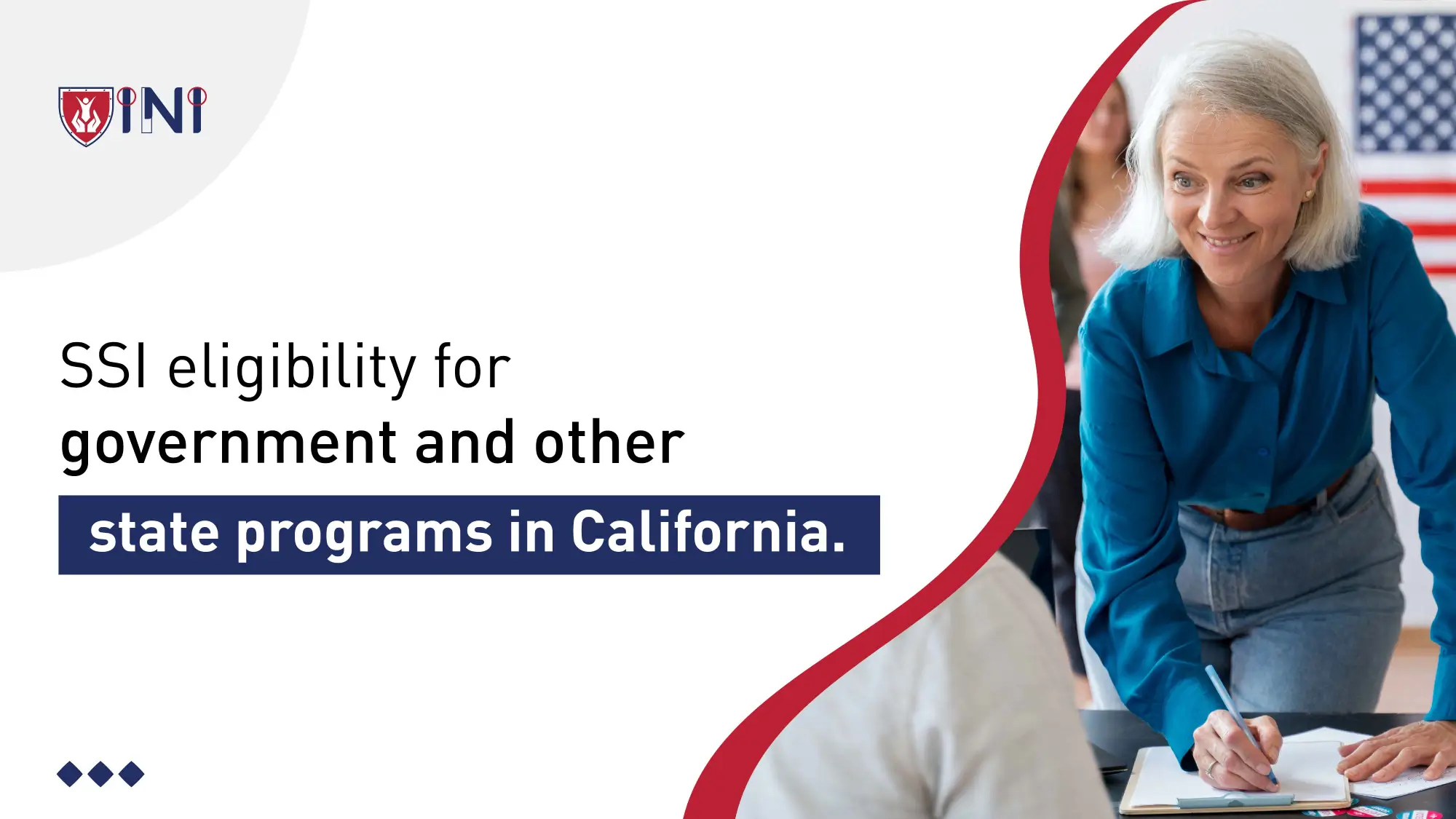 SSI eligibility for government programs in California