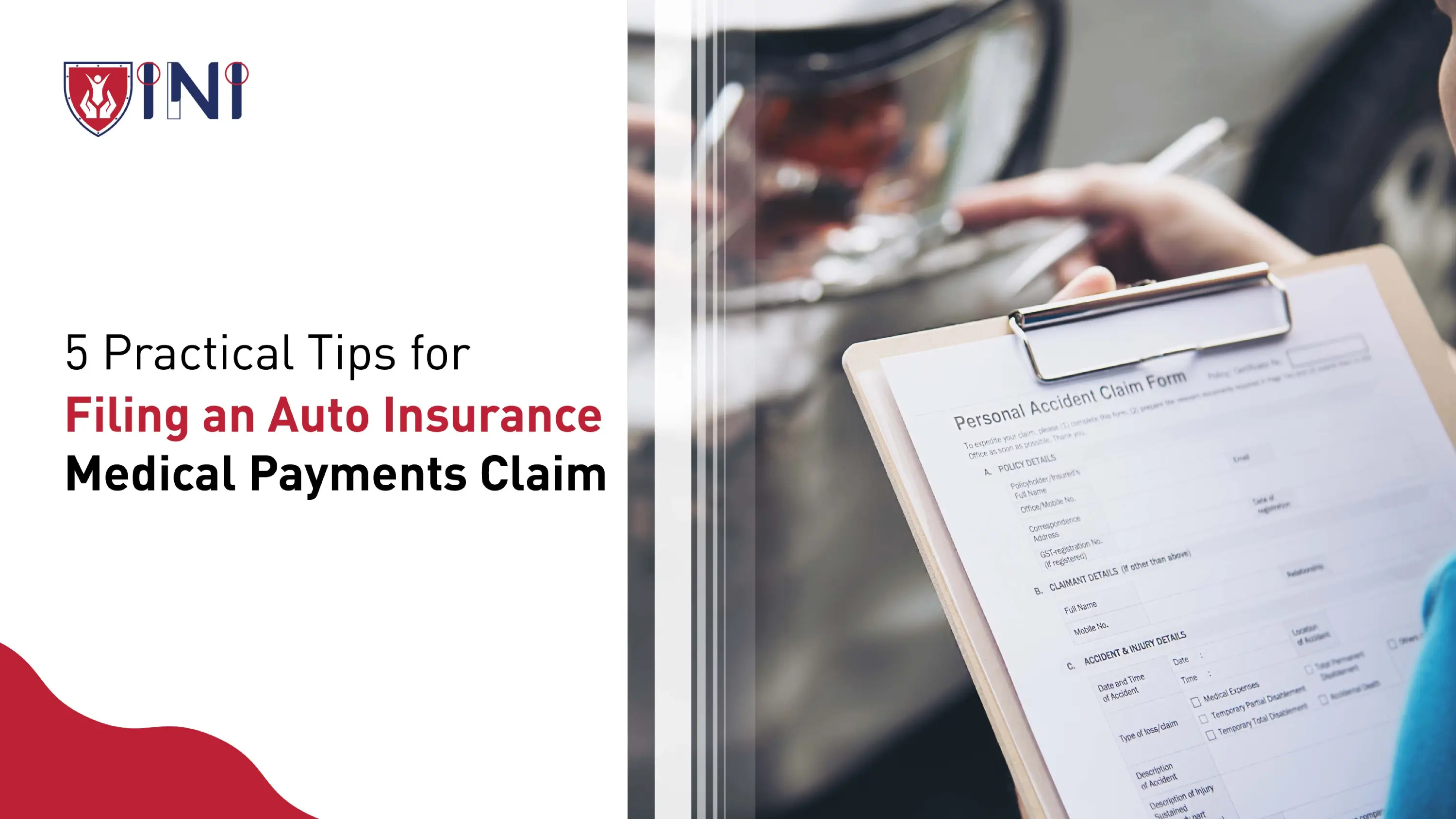 5 Tips for Filing an Auto Insurance Medical Payments Claim
